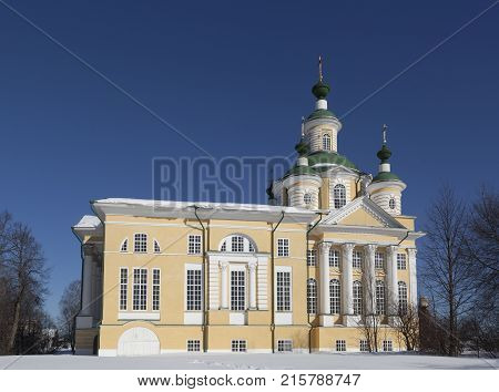 Cathedral of the Assumption, Totma Vologda region. Year of construction of the Cathedral of the Assumption 1796 - 1801, Totma Vologda region, Russia