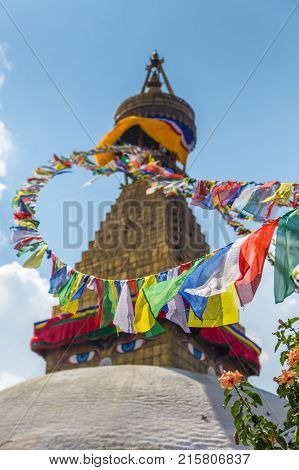 Boudanath Is The Biggest Stupa In Kathmandu, Nepal