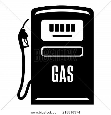 Gas column icon. Simple illustration of gas column tank vector icon for web
