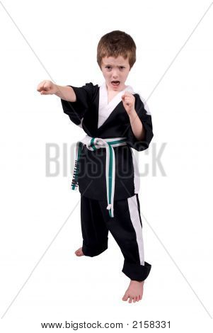 Karate-Outfit dragen jongen
