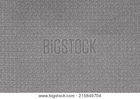 Close Up Background Pattern of gray Textile Texture Abstract color textile net pattern texture