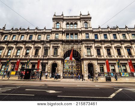 Burlington House In London, Hdr