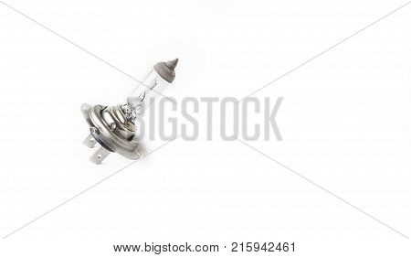 Car H7 Halogen bulb isolated on white background