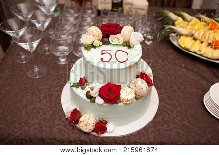 Wedding candies table. Condies for celebrate anniversary