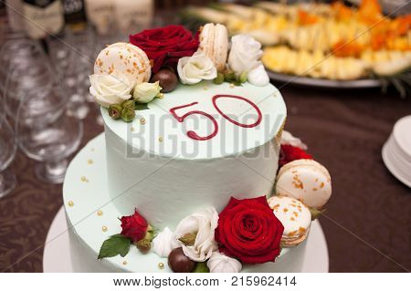 Wedding candies table. Condies for celebrate anniversary