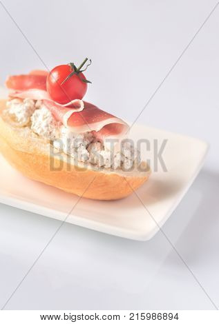 Toast With Robiola And Prosciutto