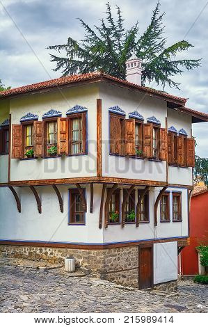 Old House in the Center of Plovdiv, Bulgaria