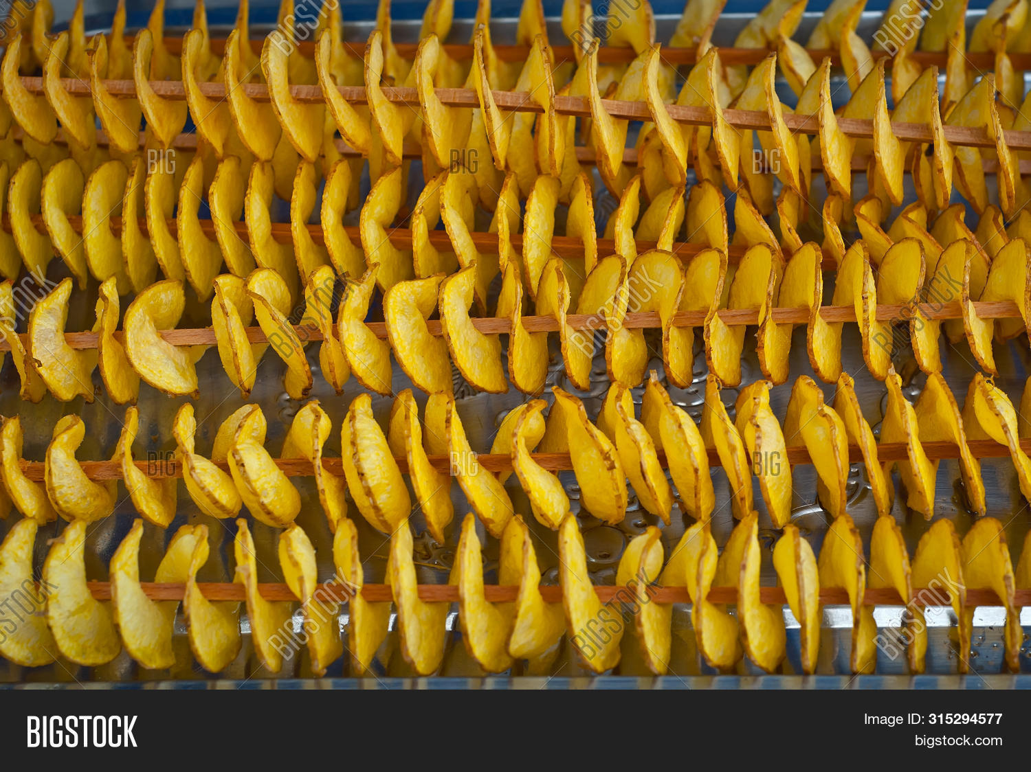 Potato Chips On Stick Image & Photo (Free Trial) Bigstock