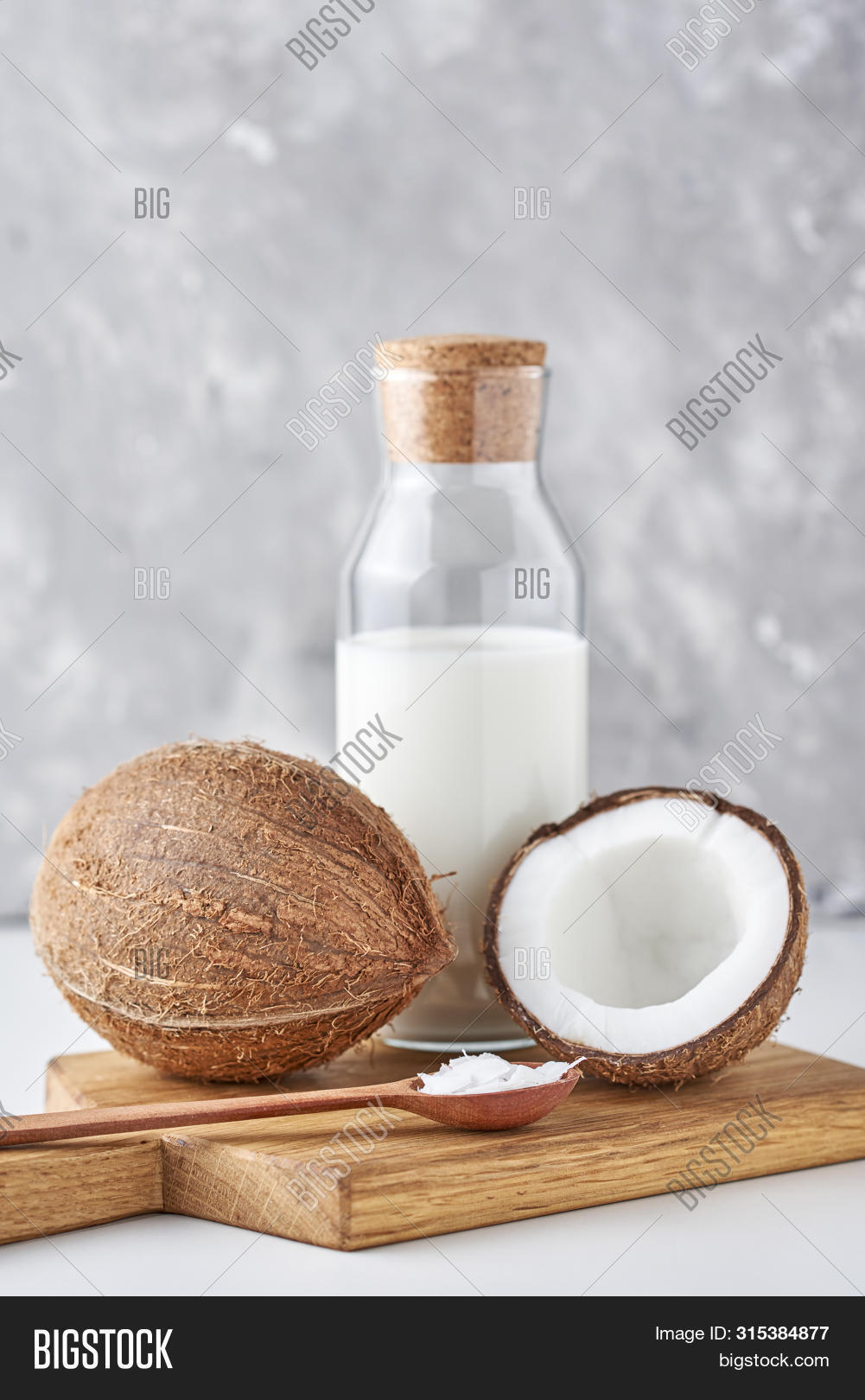 Coconut Milk Glass Image & Photo (Free Trial) Bigstock