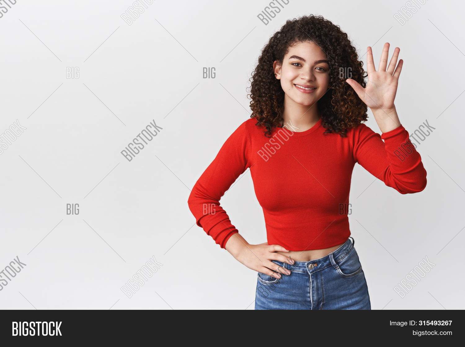 Girl Saying Goodbye Image & Photo (Free Trial) Bigstock