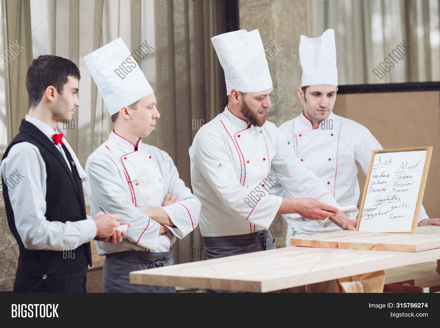 Head Chef His Staff Image & Photo (Free Trial) Bigstock