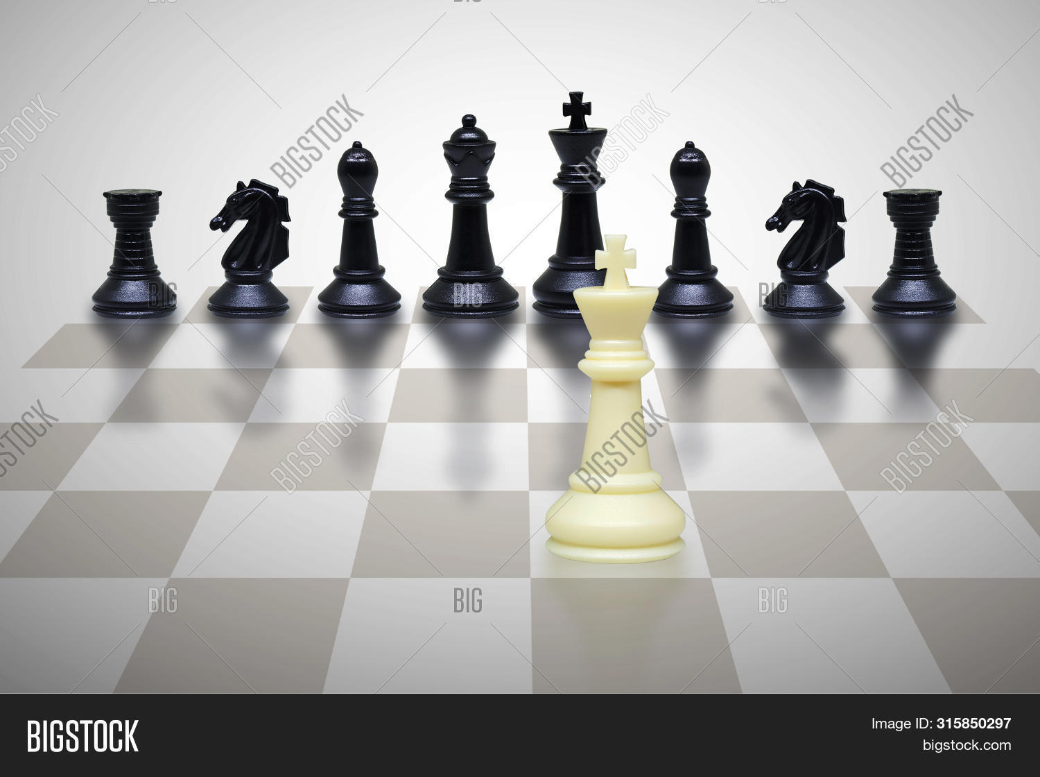 Alone White Chess Image & Photo (Free Trial) Bigstock