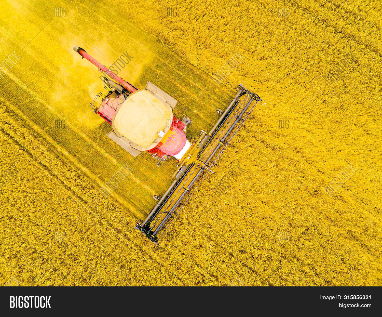 Aerial View Combine Image & Photo (Free Trial) | Bigstock