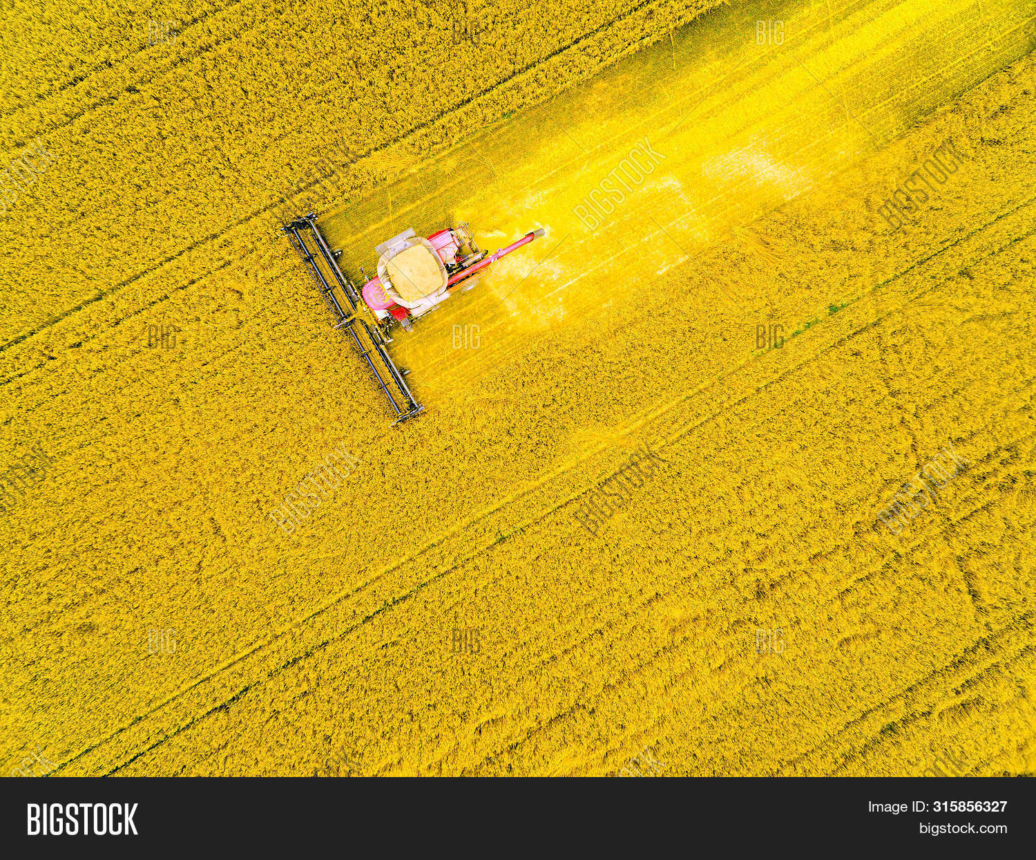 Aerial View Combine Image & Photo (Free Trial) | Bigstock