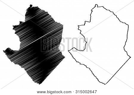 Masvingo Province (republic Of Zimbabwe, Provinces Of Zimbabwe) Map Vector Illustration, Scribble Sk
