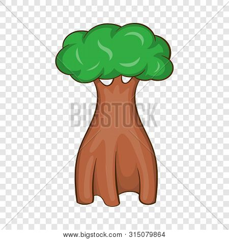 Australia Bottle Tree Icon. Cartoon Illustration Of Australia Bottle Tree Icon For Web Design