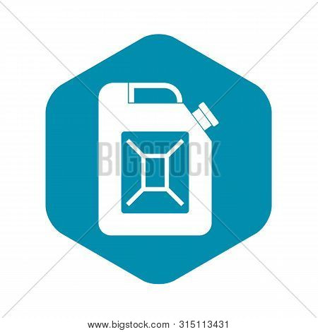 Jerrycan Icon. Simple Illustration Of Jerrycan Vector Icon For Web