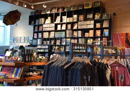 Seattle, Wa - Jul 12: Gift Shop At Chihuly Garden And Glass In Seattle, Washington, As Seen On Jul 1