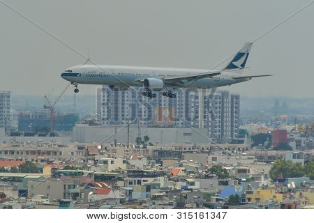 Airplane At Saigon Airport, Vietnam