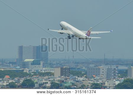 Airplane At Saigon Airport, Vietnam