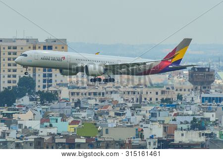 Airplane At Saigon Airport, Vietnam