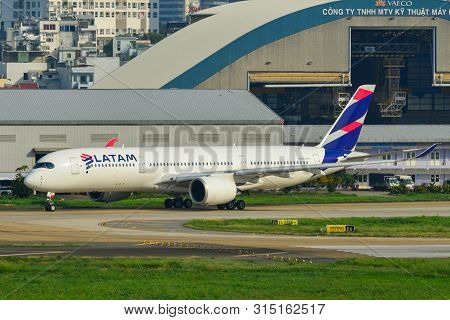 Airplane At Saigon Airport, Vietnam