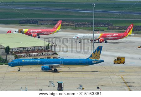 Airplane At Saigon Airport, Vietnam