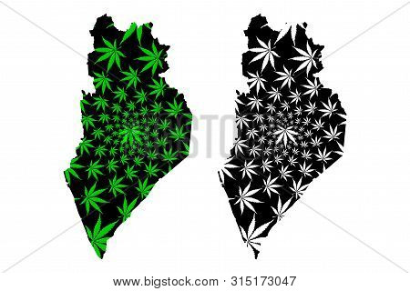 Perlis (states And Federal Territories Of Malaysia, Federation Of Malaysia) Map Is Designed Cannabis
