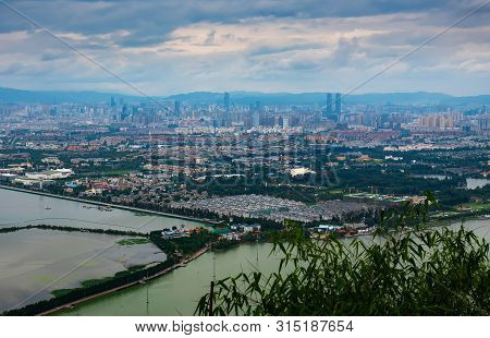 Panoramic View Of Kunming, The Capital And Largest City Of Yunnan Province In Southwest China