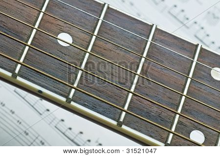 Guitar fretboard