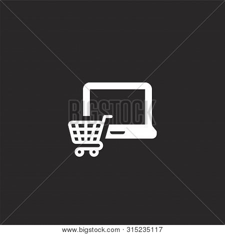 Laptop Icon. Filled Laptop Icon For Website Design And Mobile, App Development. Laptop Icon From Fil