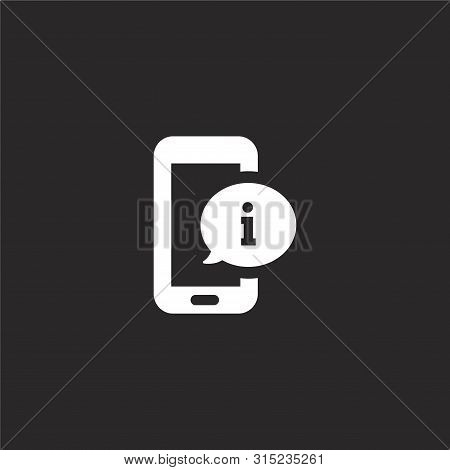 Smartphone Icon. Filled Smartphone Icon For Website Design And Mobile, App Development. Smartphone I