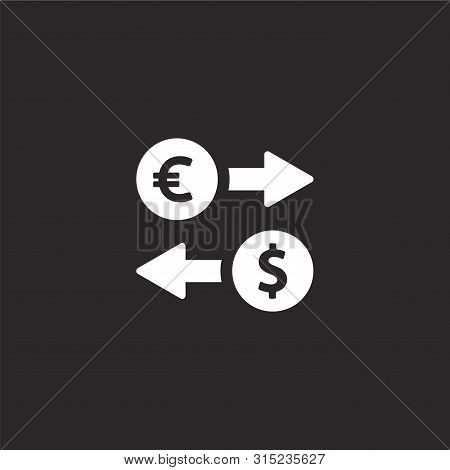 Exchange Icon. Filled Exchange Icon For Website Design And Mobile, App Development. Exchange Icon Fr