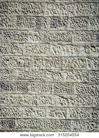 White Stone Wall Texture For Background Wallpaper