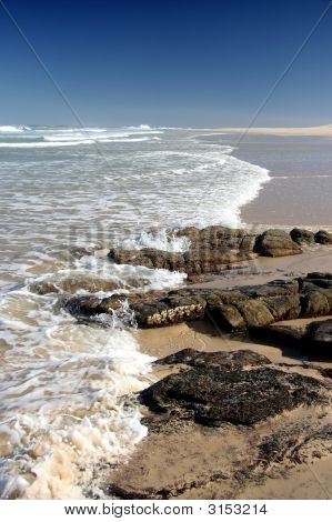 Küste Strand-Szene