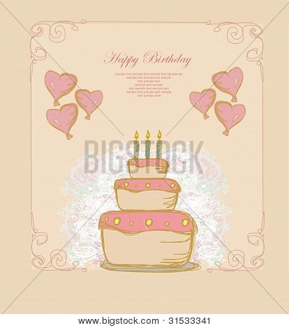 Carte de joyeux anniversaire