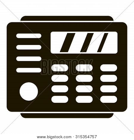 Radio Home Keypad Icon. Simple Illustration Of Radio Home Keypad Vector Icon For Web Design Isolated