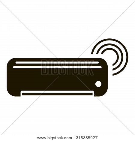Smart Air Conditioner Icon. Simple Illustration Of Smart Air Conditioner Vector Icon For Web Design 