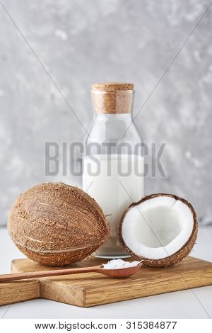 Coconut Milk Glass Image & Photo (Free Trial) | Bigstock