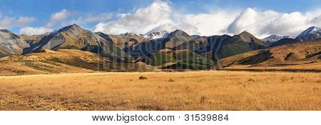 die Herbstfarben von Canterbury, New zealand