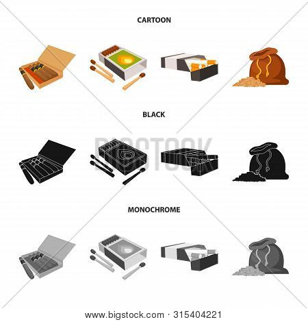 Vector Design Of Accessories And Harm Symbol. Set Of Accessories And Euphoria Stock Vector Illustrat