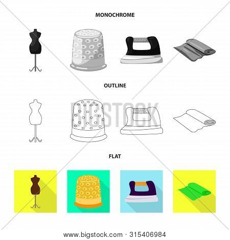 Vector Illustration Of Craft And Handcraft Icon. Collection Of Craft And Industry Vector Icon For St