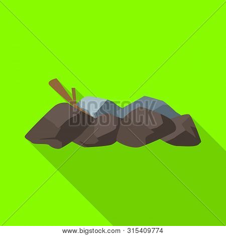 Isolated Object Of Bonfire And Firewood Icon. Set Of Bonfire And Pile Stock Vector Illustration.