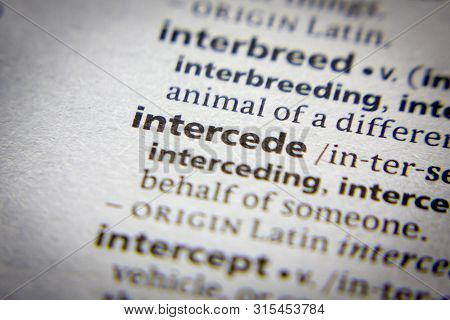 Word Or Phrase Intercede In A Dictionary