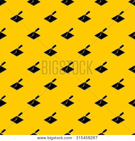 Welding Torch Pattern Seamless Vector Repeat Geometric Yellow For Any Design
