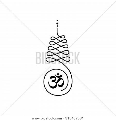 Unalome, Buddhist Symbol For Life Path , Vector