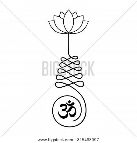 Unalome, Buddhist Symbol For Life Path , Vector