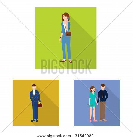 Isolated Object Of Generation And Happy Icon. Collection Of Generation And Avatar Stock Vector Illus