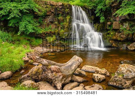 Upper East Gill Force, Is A Waterfall Situated At The Foot Of East Gill Near Keld In Swaledale And A