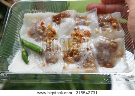 Thai Snack, Sheet Dough With Pork Stuffed